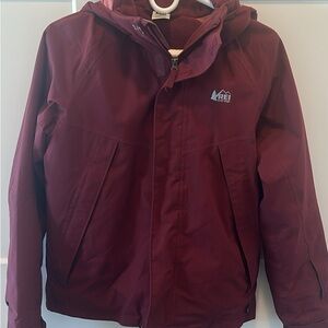REI Maroon Kids Coat